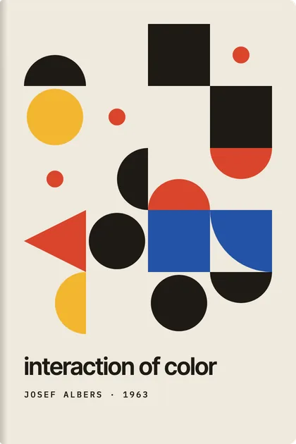 Bauhaus grid cover theme