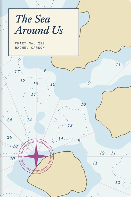 Nautical chart cover theme